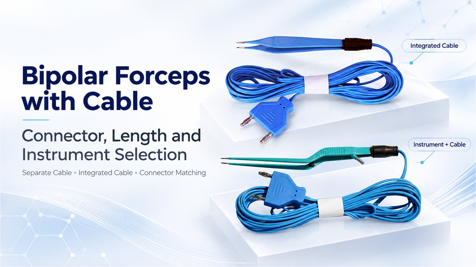 Bipolar Forceps with Cable