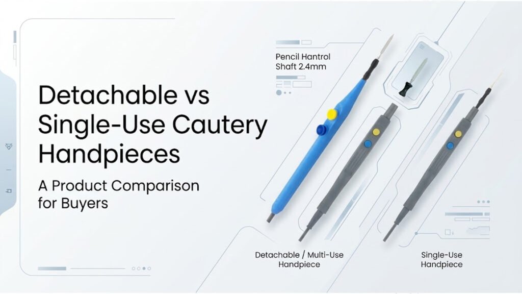 Detachable vs Single-Use Cautery Handpieces