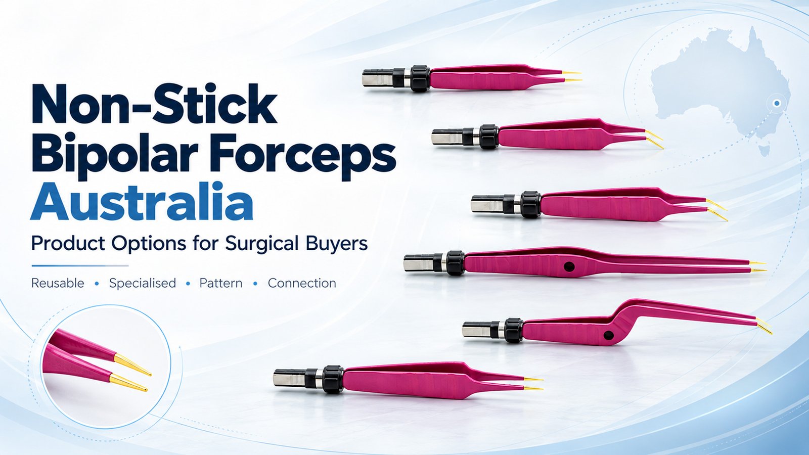 Non-Stick Bipolar Forceps Australia