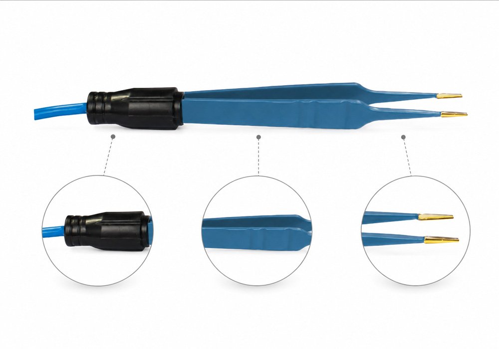 Standard Single Use Mcpherson Bipolar Forceps